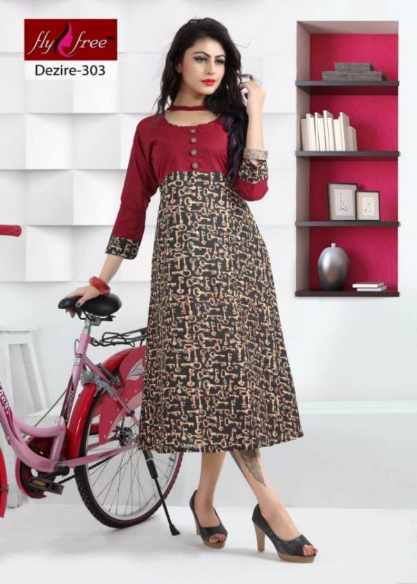 Flyfree-Dezire-Cambric-Print-Kurti